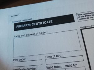 Firearm certificate